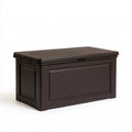 120 Gallon Outdoor Storage Deck Box, Dark Brown Polypropylene Resin, 47.2 x 22.8 x 24.8 in